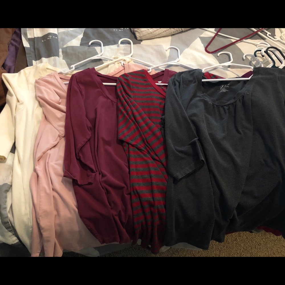 Lane Bryant 3/4 length shirts